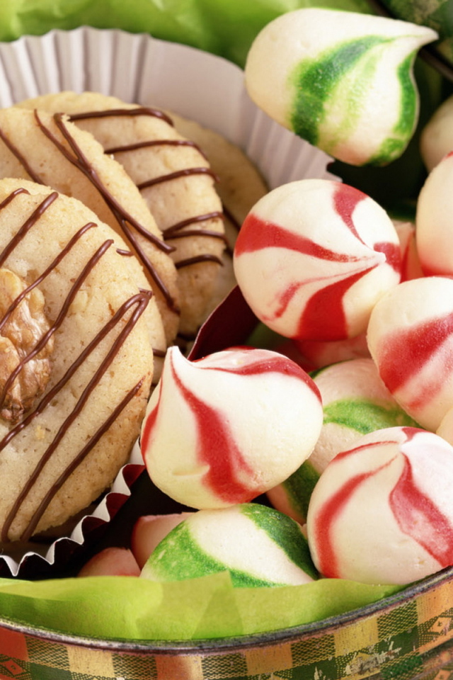 Печенье в железной банке