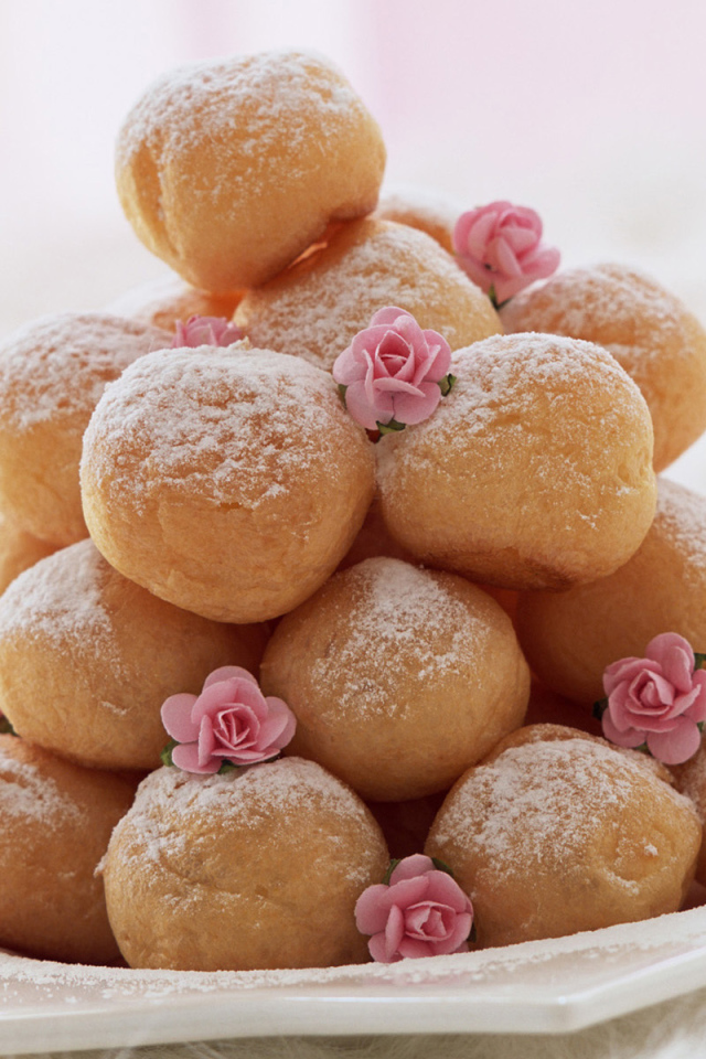 Круглые пончики