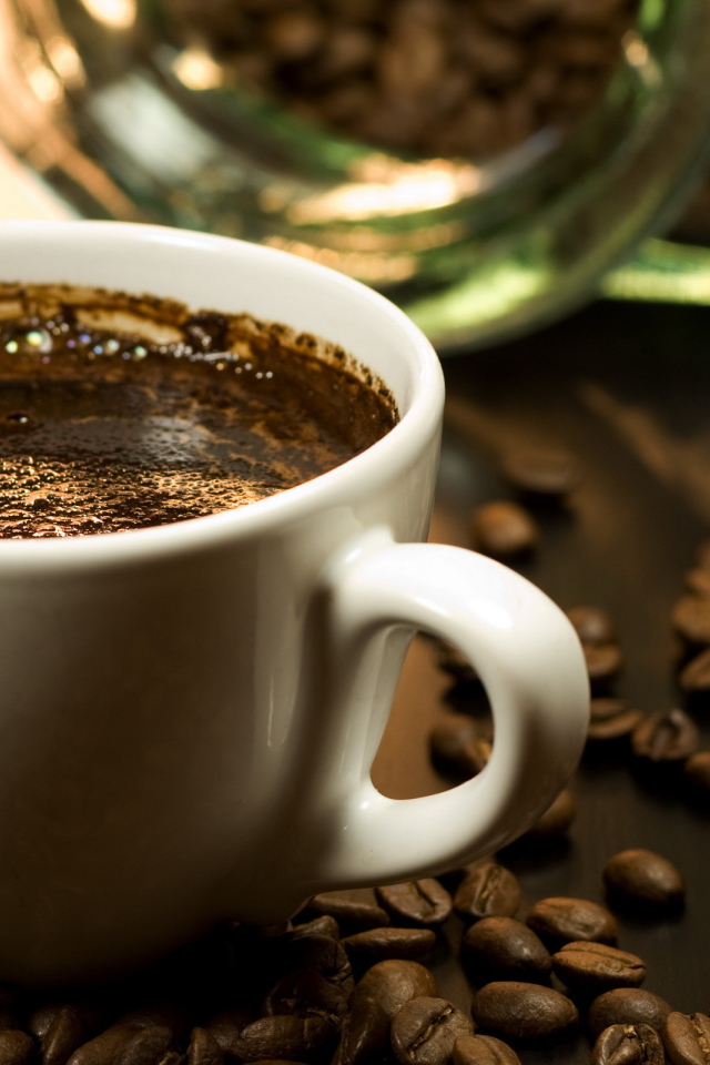 Крепкий кофе