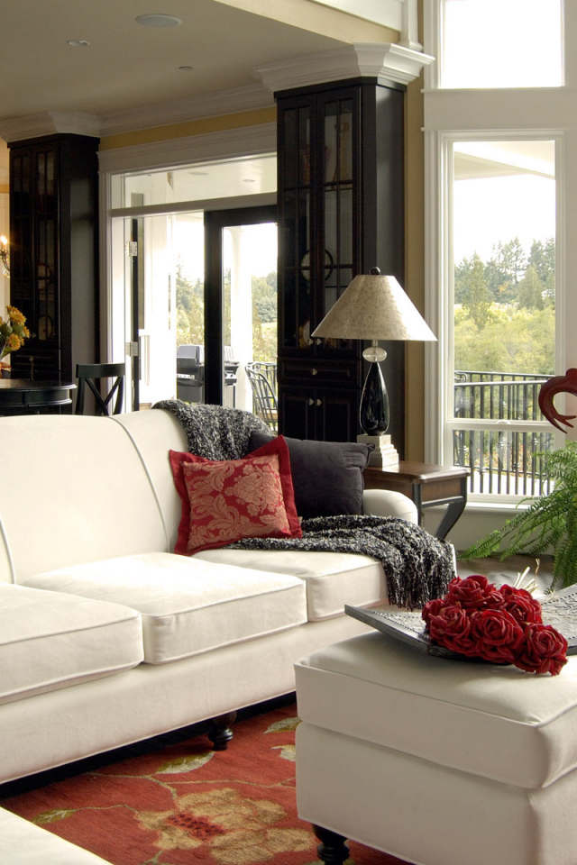 Черно-белый интерьер