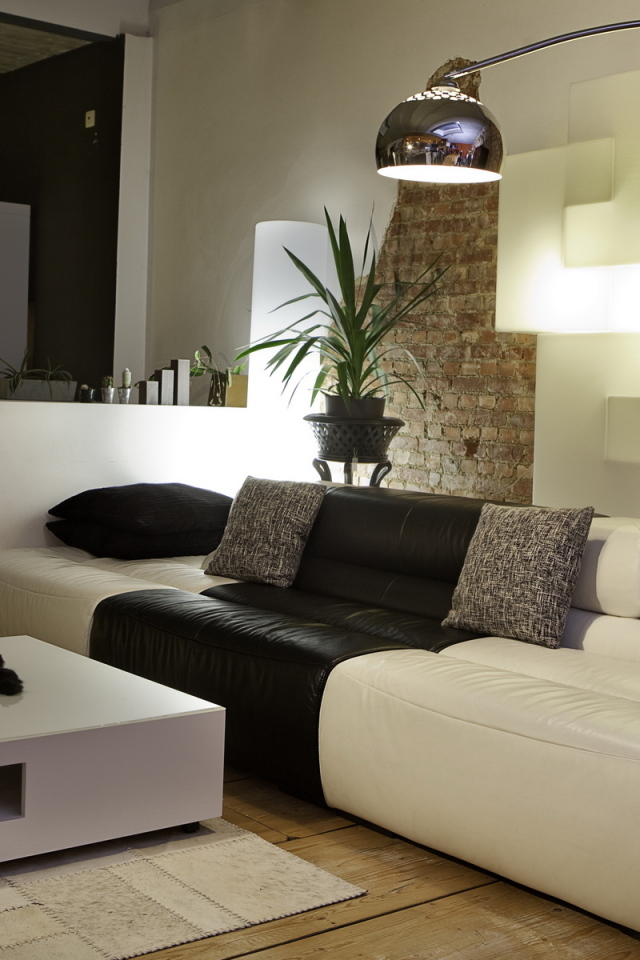 Черно-белый интерьер