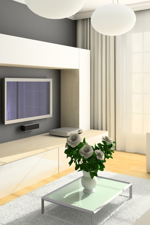 Светлая гостиная