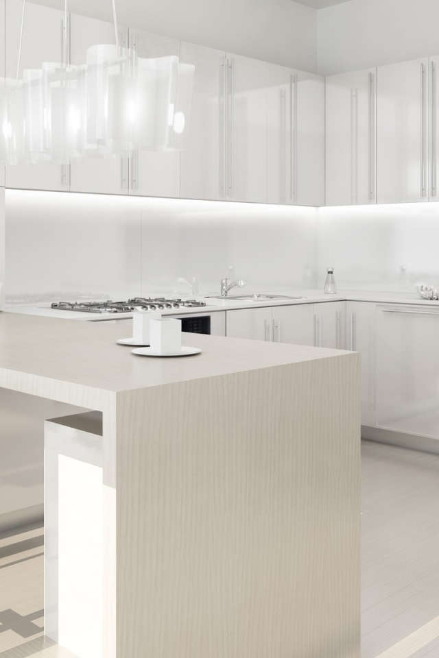 Белоснежная кухня