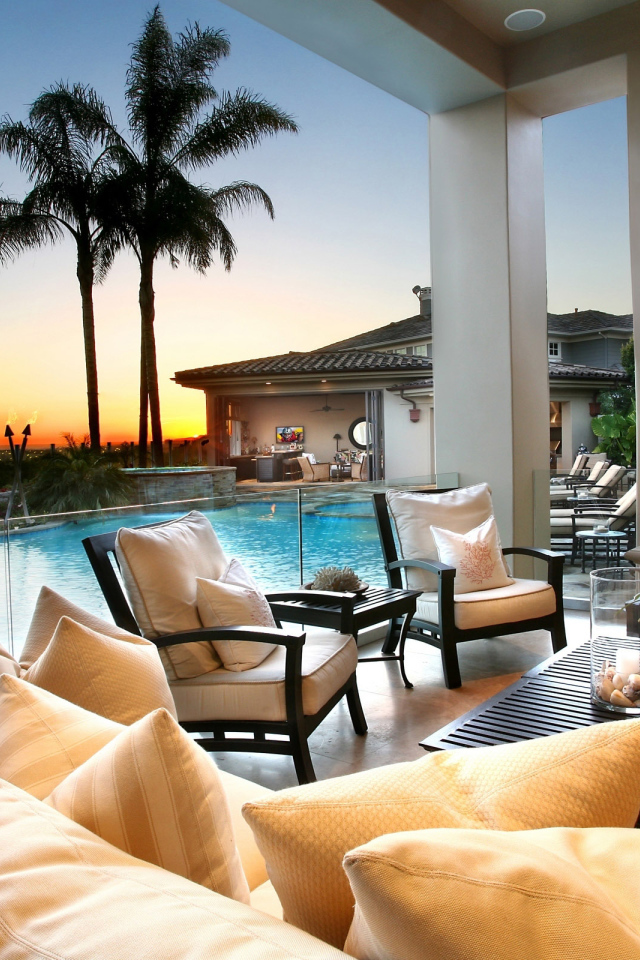 Летняя комната для отдыха