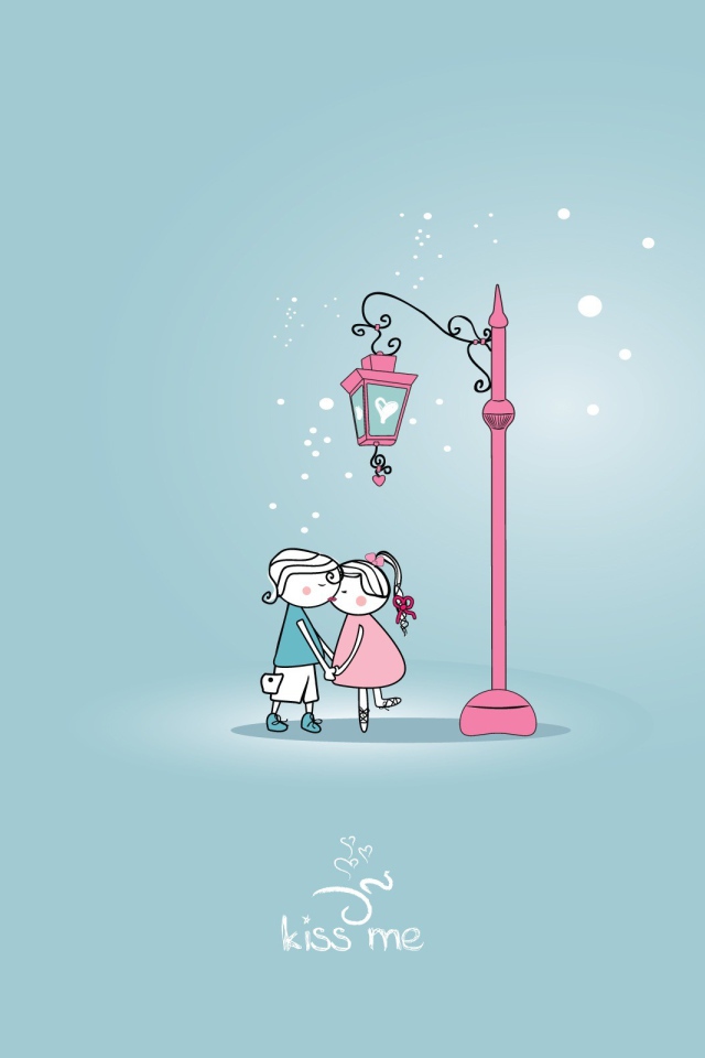 Поцелуй под фонарем