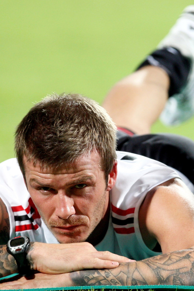 футболист Дэвид Бекхэм