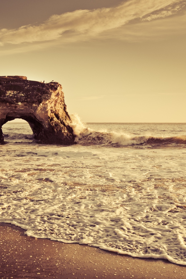 Скалы на морском берегу