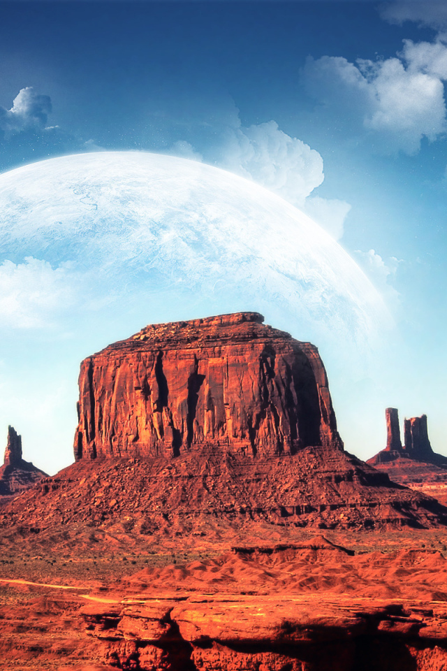 Горы в пустыне