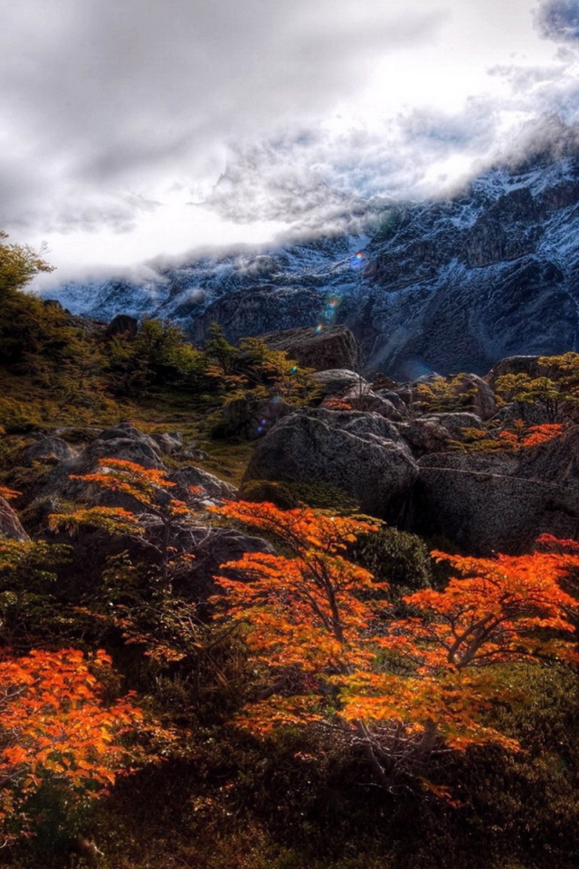 Горы под облаками