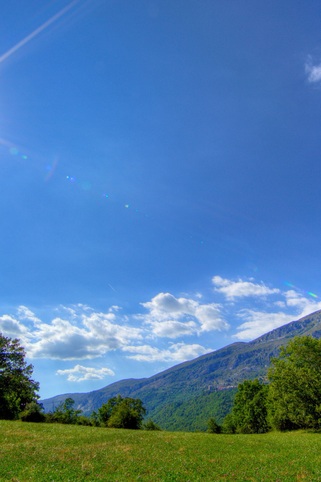 Солнце над горами