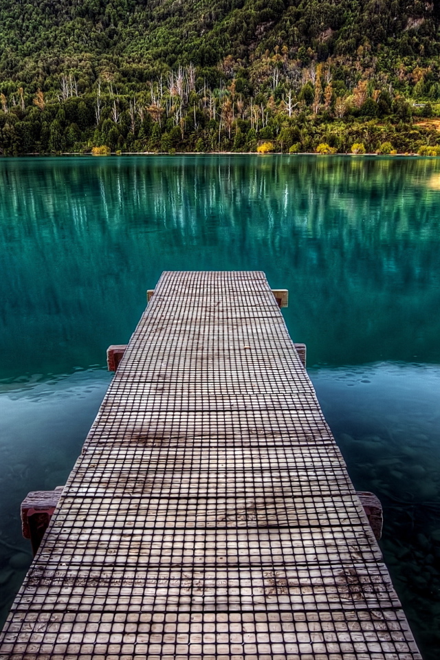 Мостик на озере