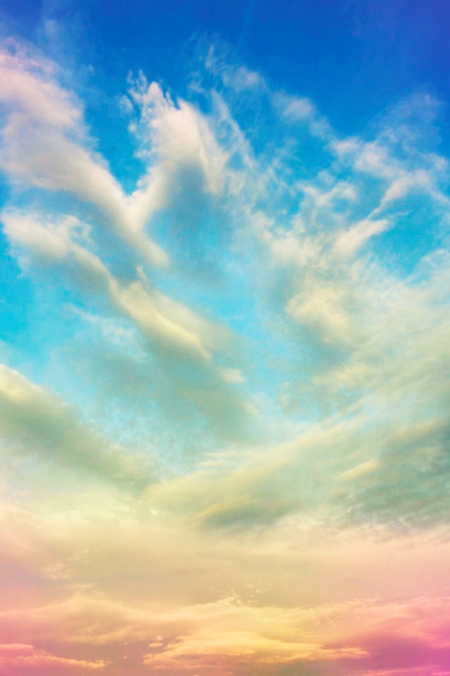 Разноцветное небо