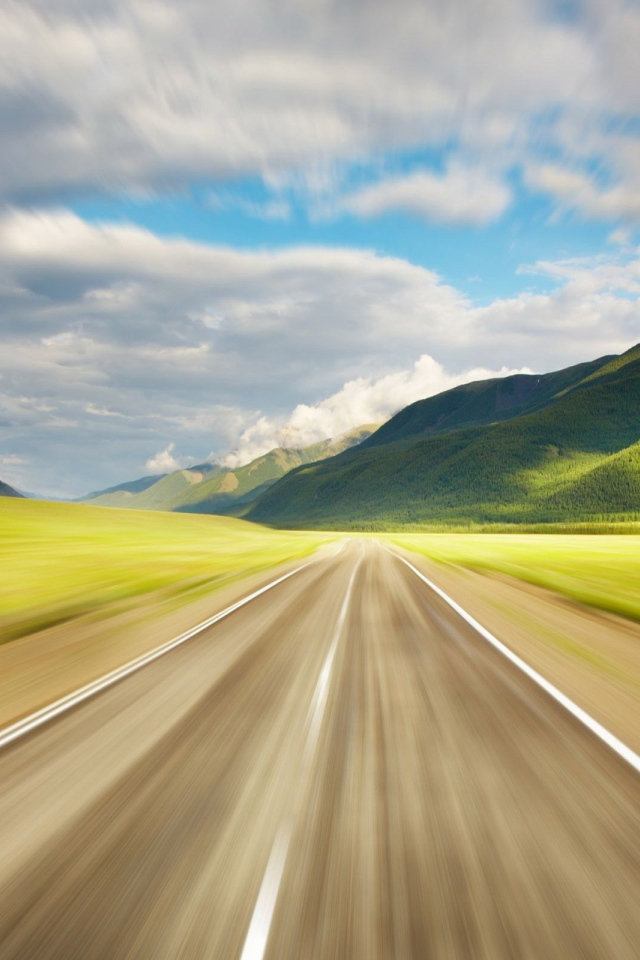 Дорога на скорости