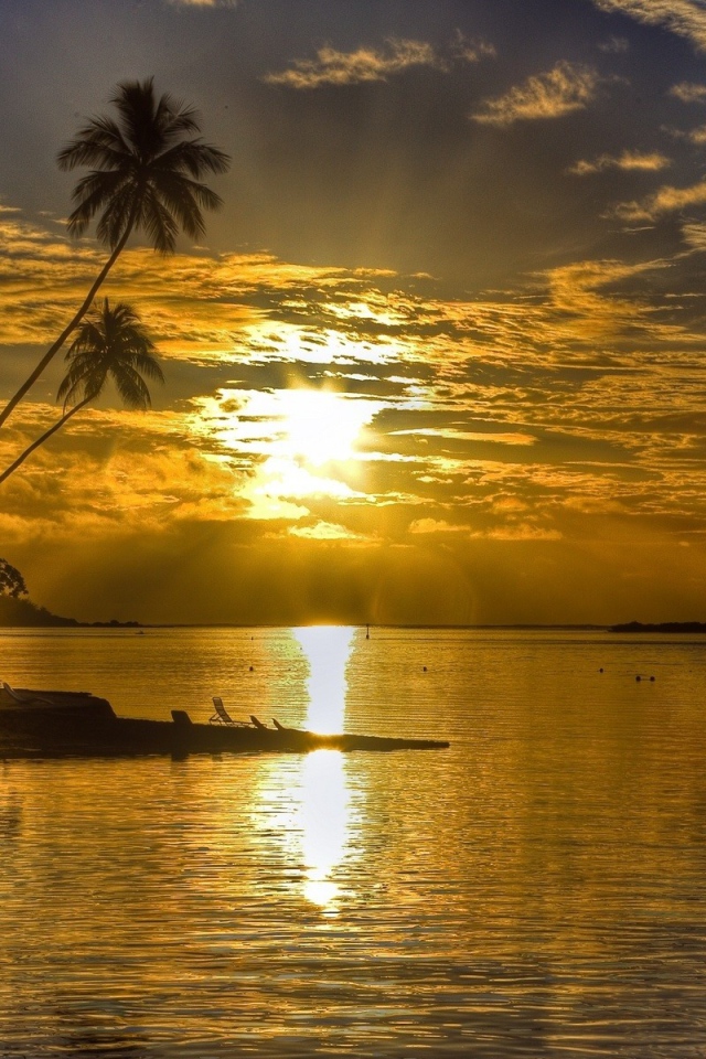 Бунгало на закате