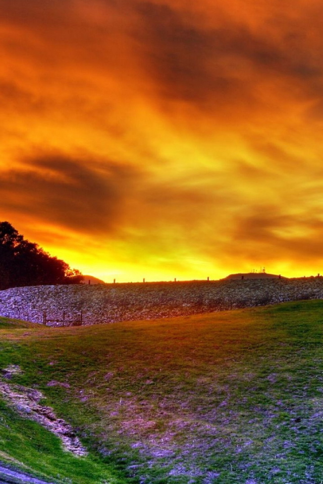 Багровое небо