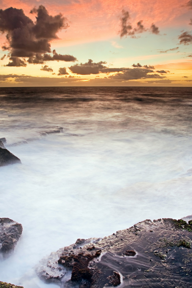 Закат на берегу