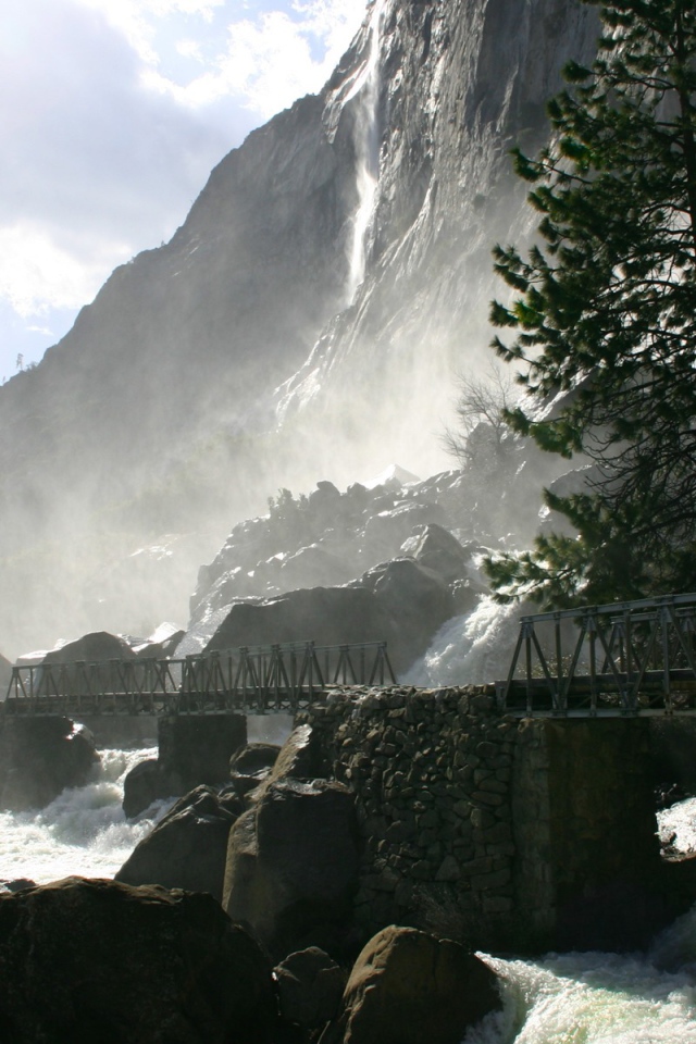 водопад   Wapama