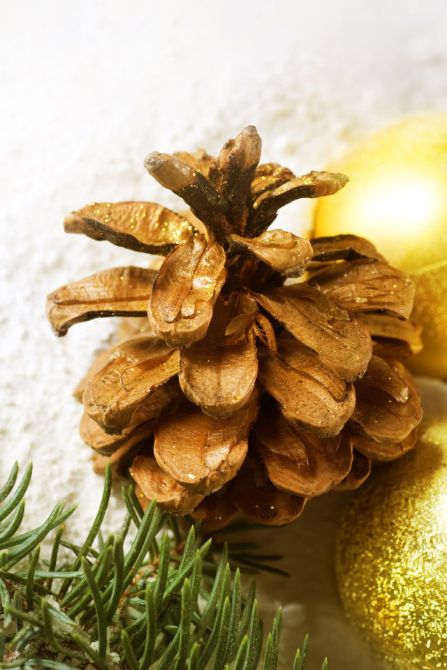 Шишка на новый год