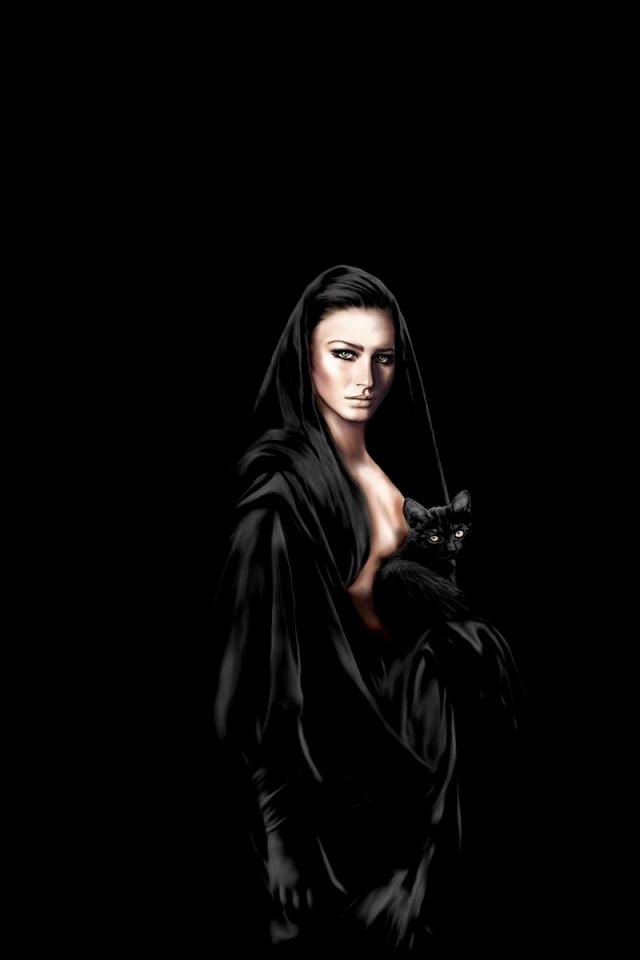 Черная кошка