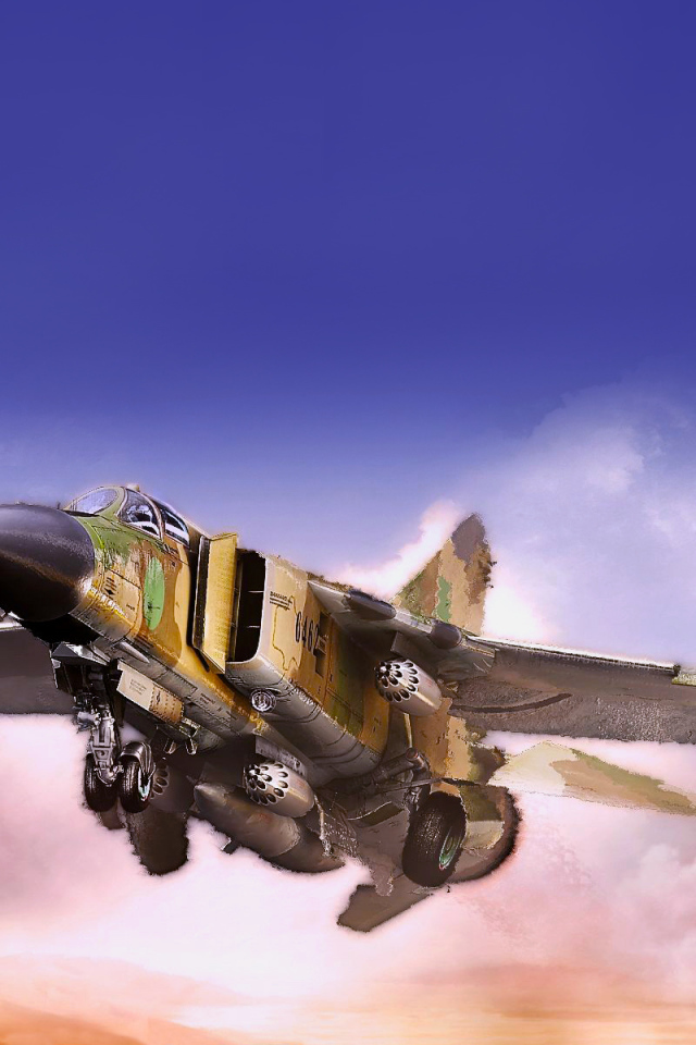 Истребитель в небе