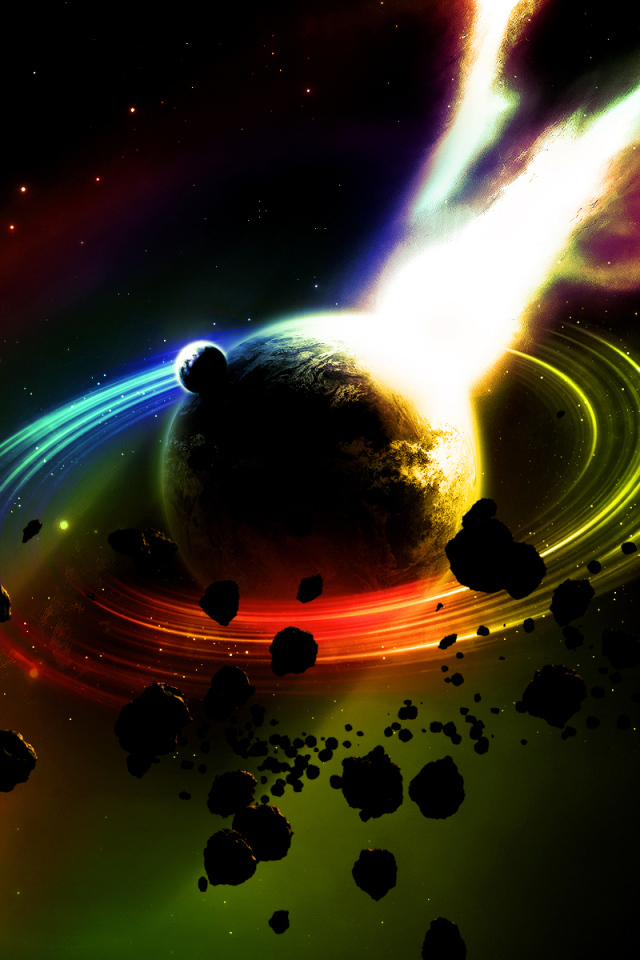 Астероиды и планета