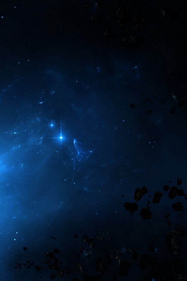 Астероиды в космосе