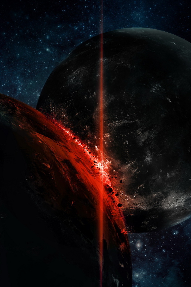 Столкновение планет гигантов