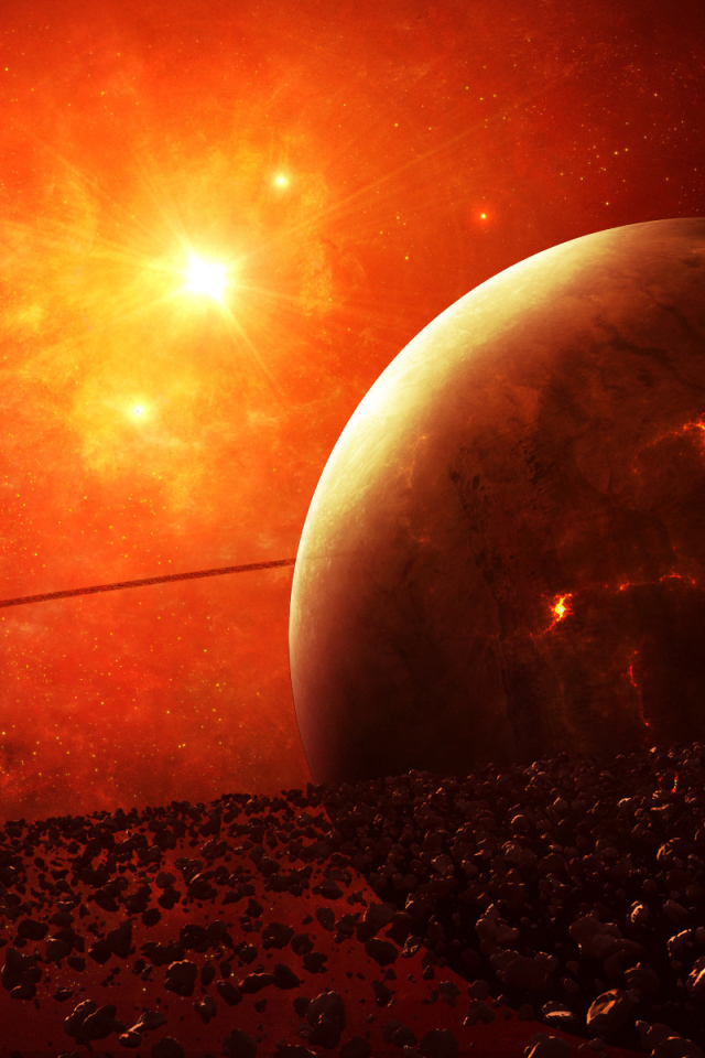 Раскаленная планета