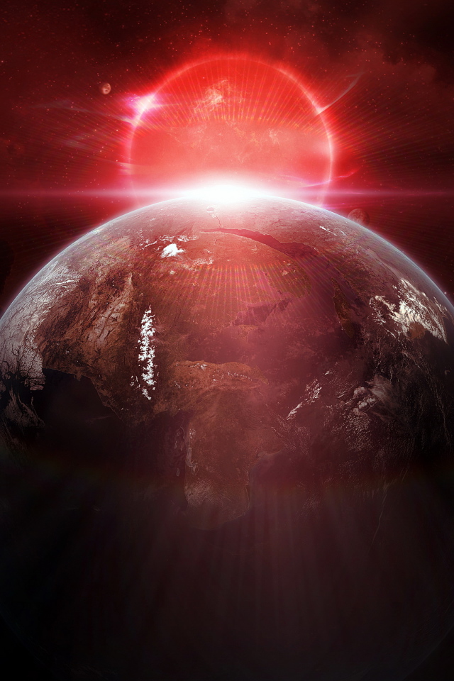 Освещенная планета