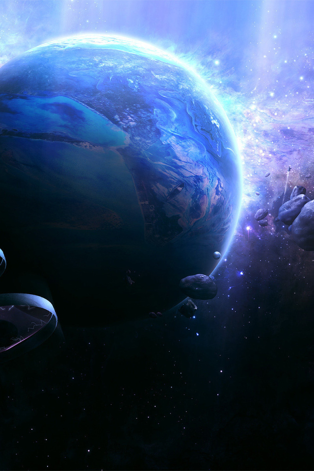 Корабли около планеты