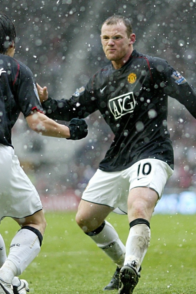 Wayne Mark Rooney and Ji Sung Park
