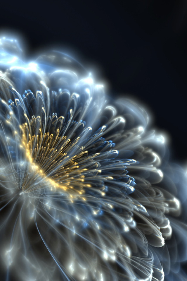 Неоновый цветок