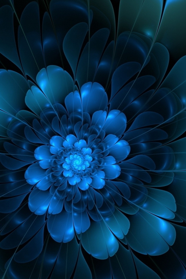 Векторный цветок