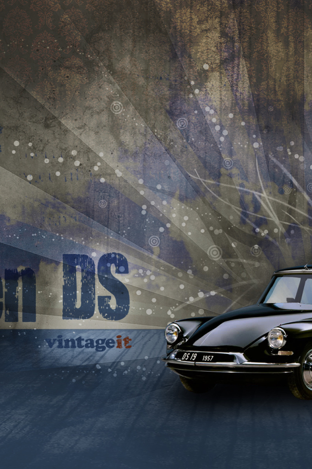 Citroen DS Винтажные обои