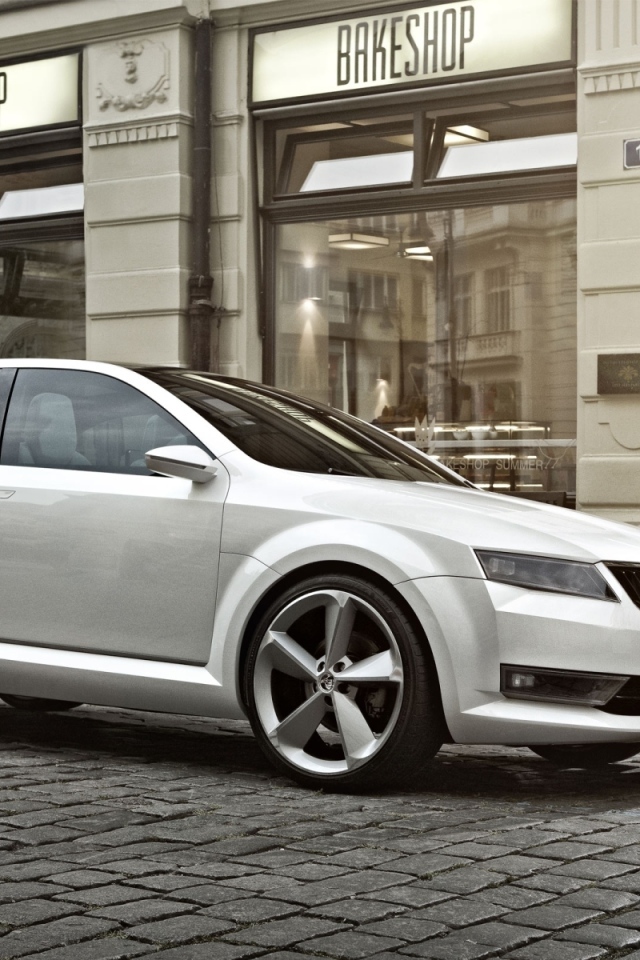 Škoda Vision D на бульваре