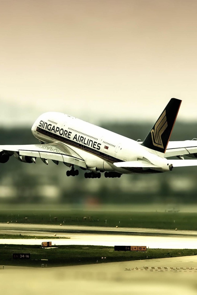 Самолет идет на посадку