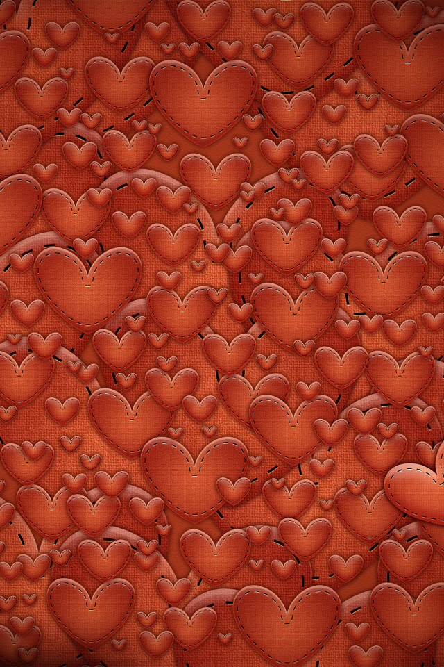 Фон с сердечками