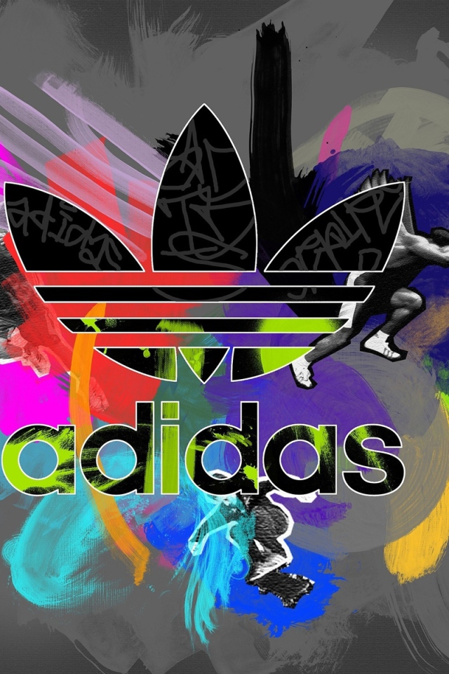 Красочный логотип Adidas
