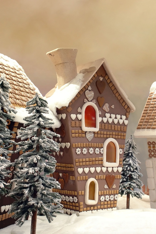 Пряники в виде домиков