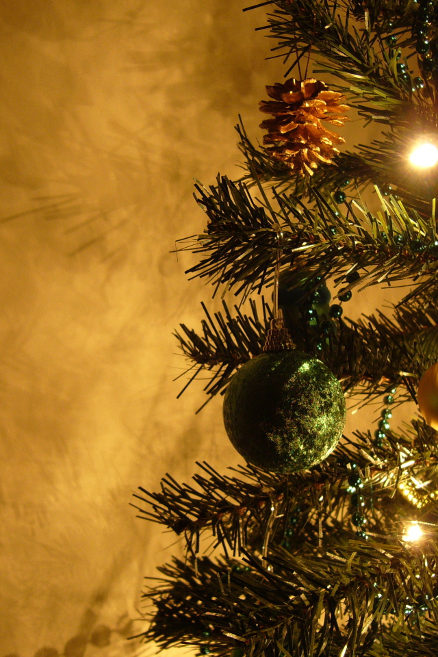 Домашняя новогодняя елка