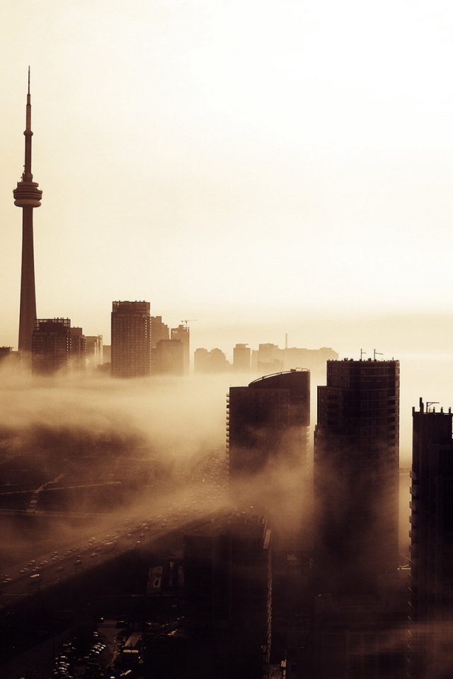 Город в тумане