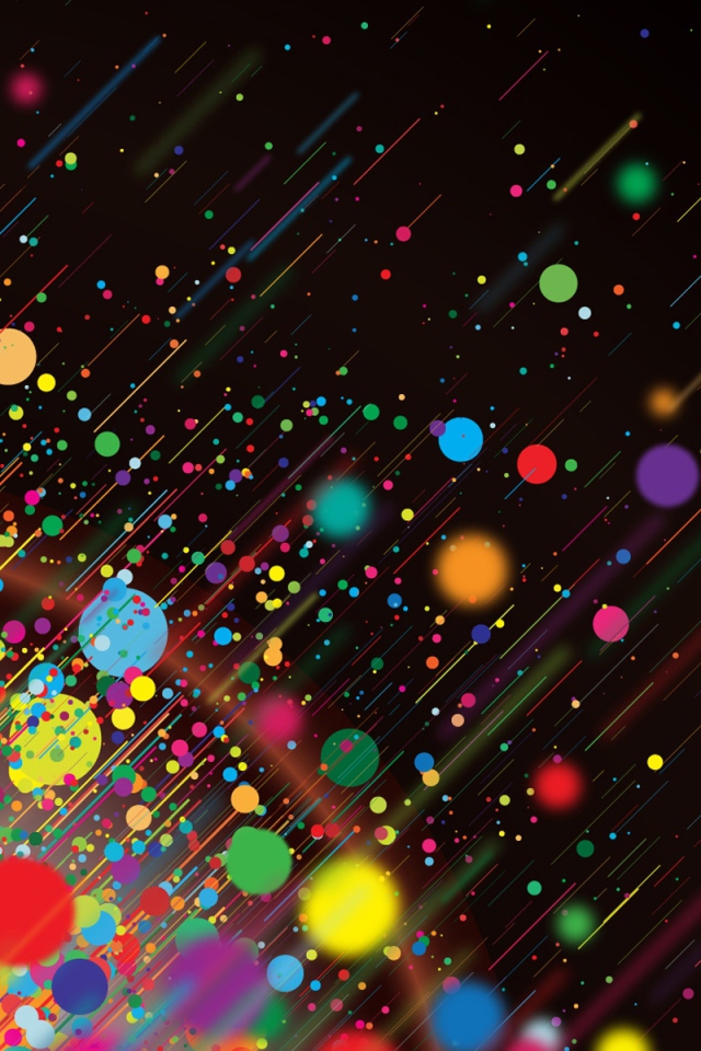 Разноцветные капли