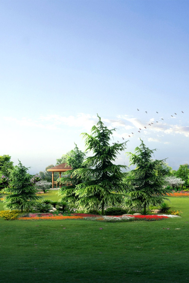 Зеленый сад