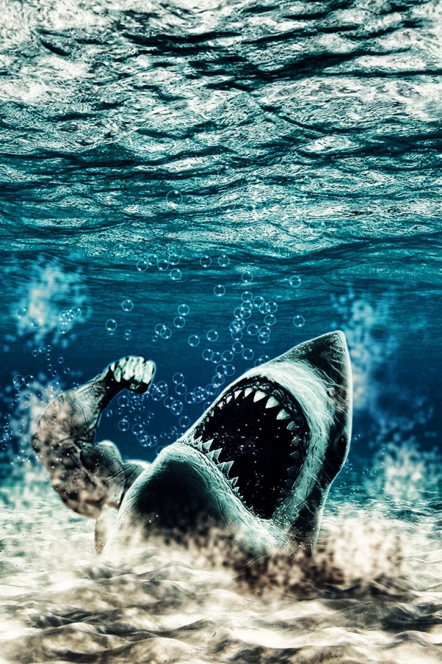 Акула с кулаком