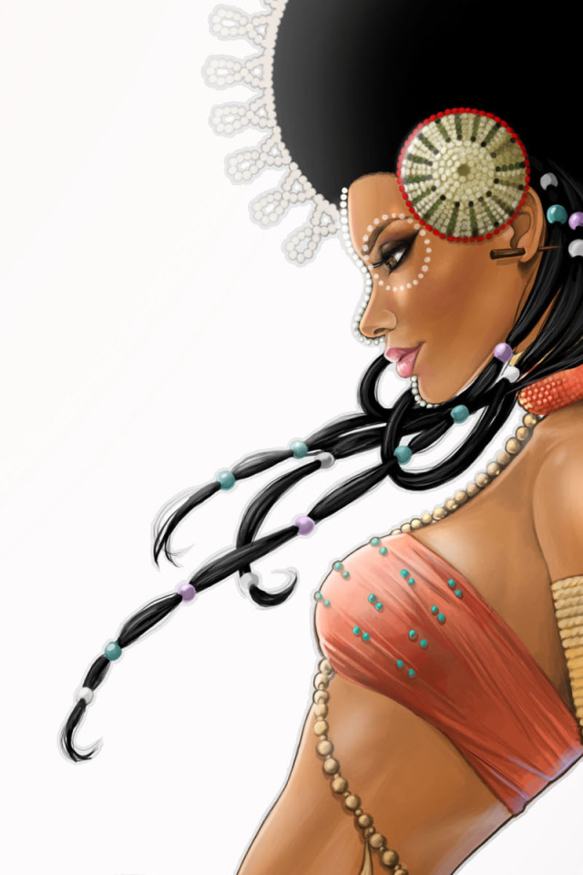 Африканская красотка