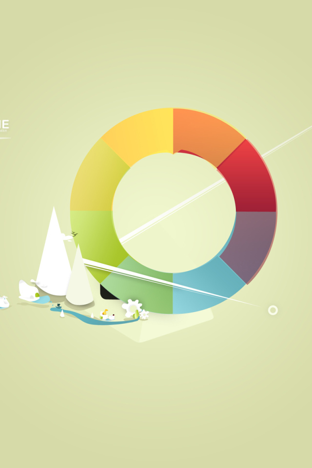 Разноцветный круг