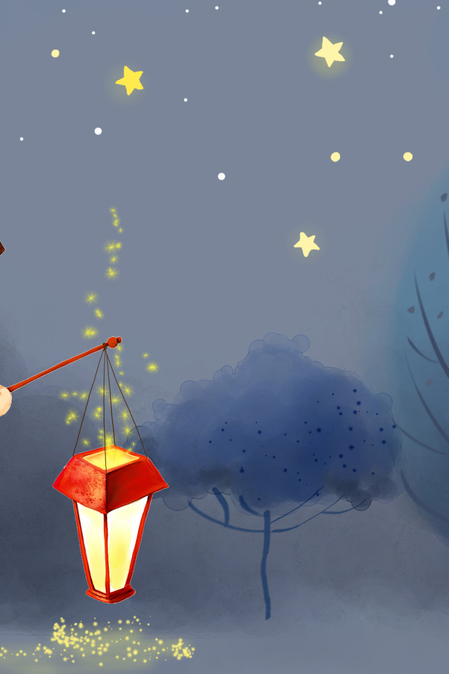 Девочка с фонарем