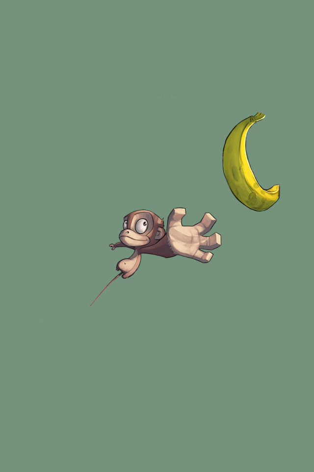 Обезьянка и банан