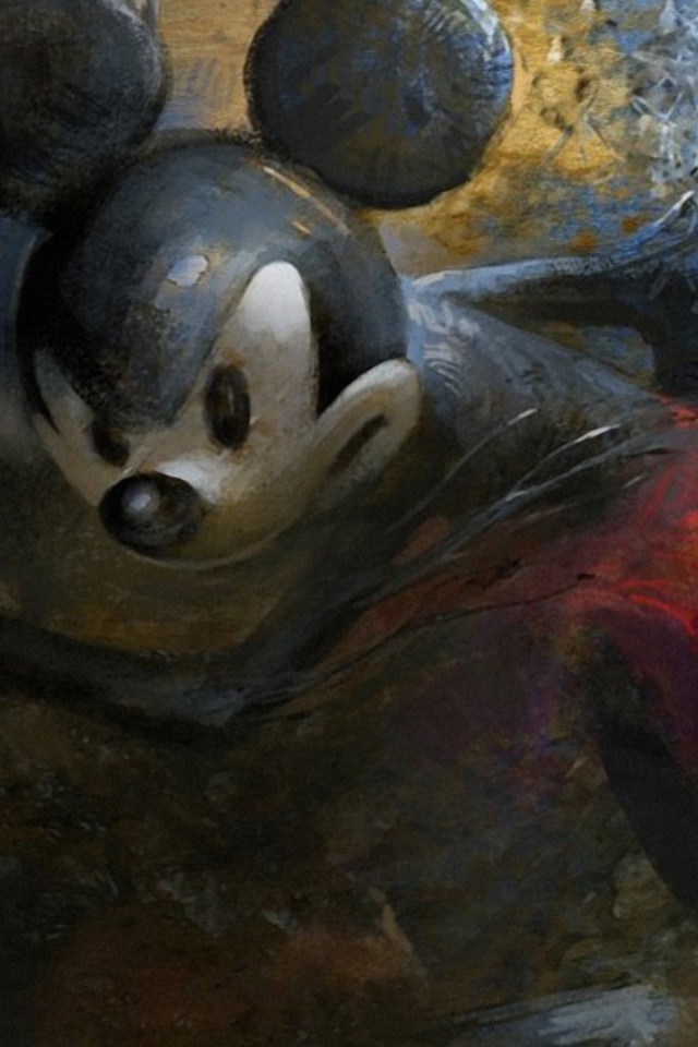 Рисованный Микки маус