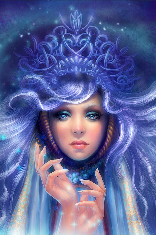 Девушка зима